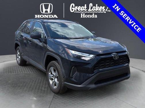 Midnight Black Metallic 2025 Toyota RAV4 Hybrid LE