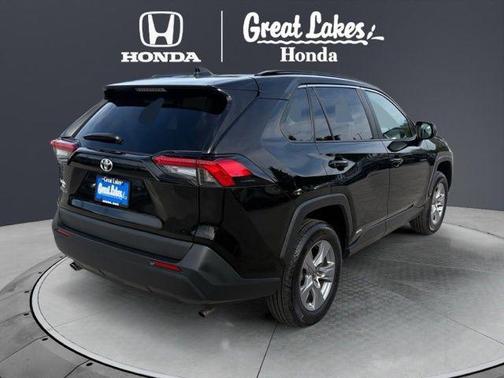 Midnight Black Metallic 2025 Toyota RAV4 Hybrid LE