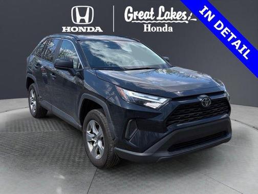 Midnight Black Metallic 2025 Toyota RAV4 Hybrid LE