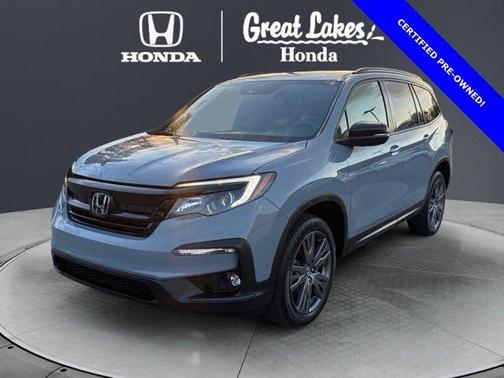 Sonic Gray Pearl 2022 Honda Pilot AWD Sport