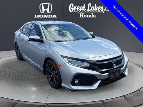 Lunar Silver Metallic 2019 Honda Civic Sport Touring