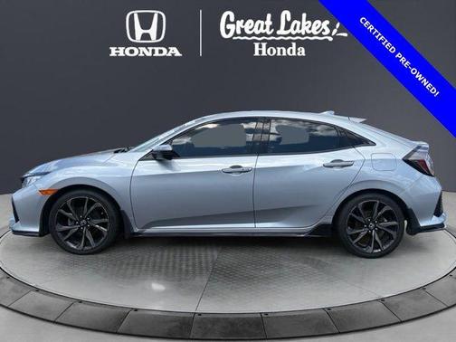 Lunar Silver Metallic 2019 Honda Civic Sport Touring
