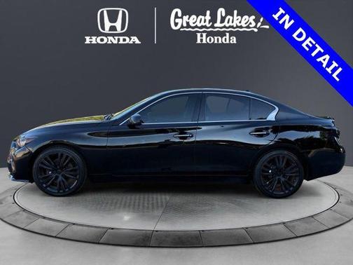 Black Obsidian 2018 INFINITI Q50 3.0t Sport
