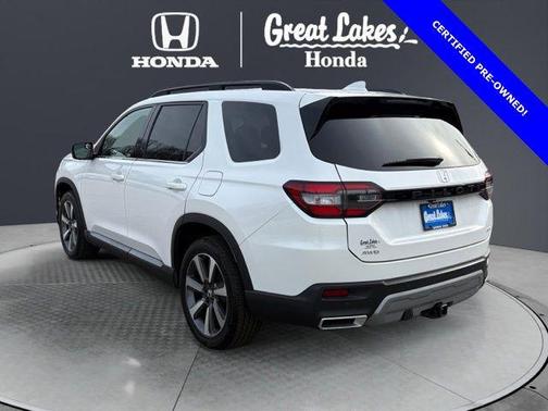 Platinum White Pearl 2025 Honda Pilot Elite