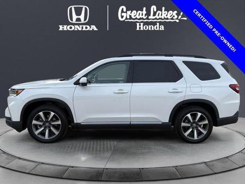 Platinum White Pearl 2025 Honda Pilot Elite