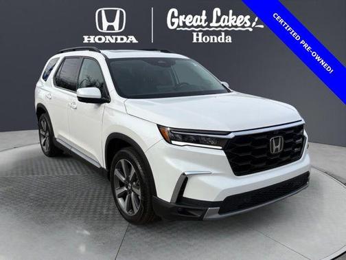 Platinum White Pearl 2025 Honda Pilot Elite