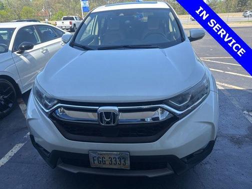 White Diamond Pearl 2017 Honda CR-V EX-L