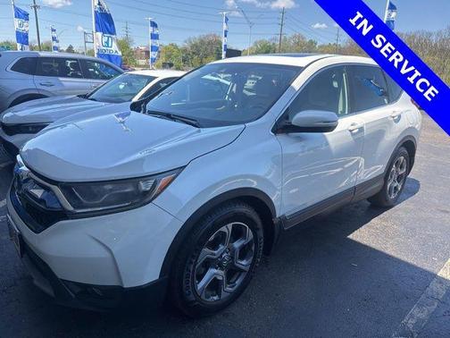 White Diamond Pearl 2017 Honda CR-V EX-L