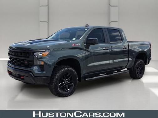 Cypress Gray 2025 Chevrolet Silverado 1500 Custom Trail Boss