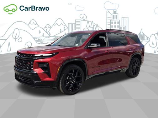 Radiant Red Tintcoat 2025 Chevrolet Traverse RS