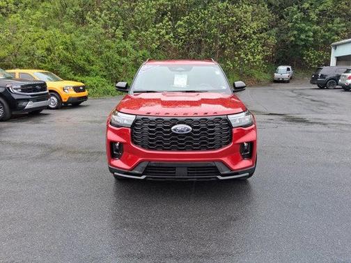 Rapid Red Metallic Tinted Clearcoat 2026 Ford Explorer ST-Line