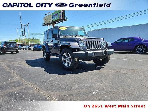 Granite Crystal Metallic Clearcoat 2018 Jeep Wrangler JK Unlimited Sahara