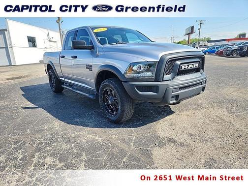 Billet Silver Metallic Clearcoat 2021 RAM 1500 Classic Warlock Quad Cab 4x2 6'4' Box
