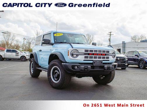 Robins Egg Blue 2023 Ford Bronco Heritage Limited Edition