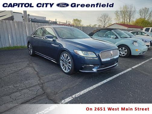 Sapphire Blue Metallic 2017 Lincoln Continental Reserve