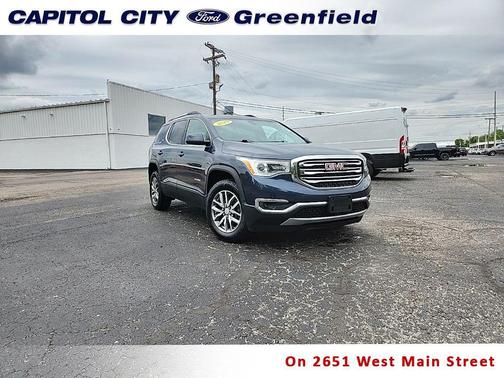 Blue Steel Metallic 2019 GMC Acadia SLE-2