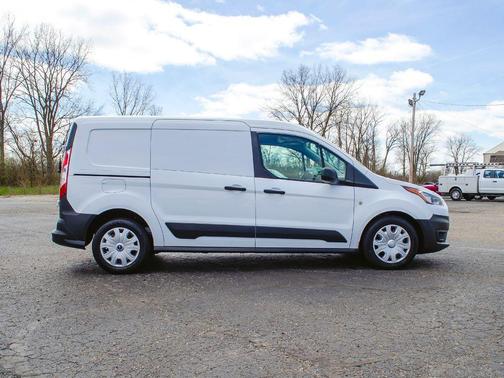Frozen White 2020 Ford Transit Connect XL Cargo Van