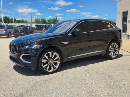 Santorini Black 2021 Jaguar F-PACE R-Dynamic S P400 AWD Automatic