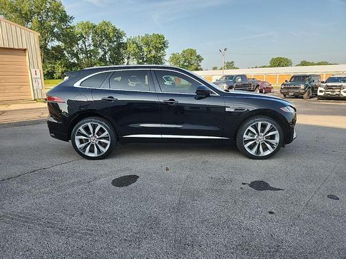 Santorini Black 2021 Jaguar F-PACE R-Dynamic S P400 AWD Automatic