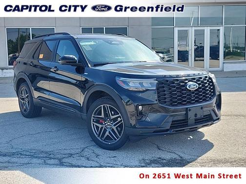 Black Metallic 2025 Ford Explorer ST-Line