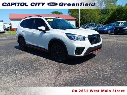 Crystal White Pearl 2019 Subaru Forester Sport