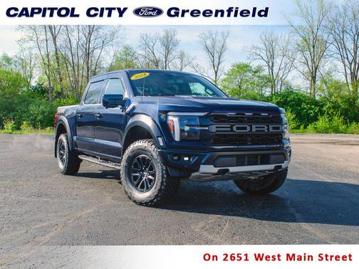 Antimatter Blue Metallic 2024 Ford F-150 Raptor