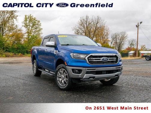 Lightning Blue Metallic 2019 Ford Ranger LARIAT