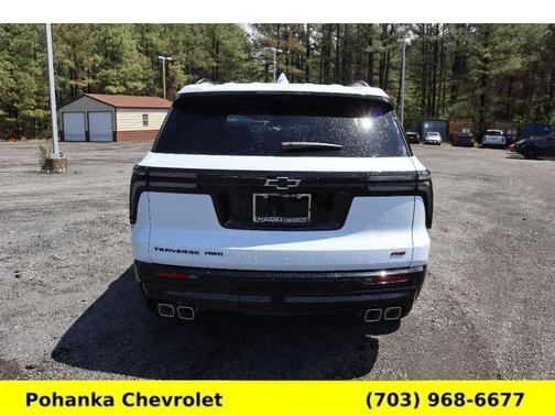Polar White 2026 Chevrolet Traverse RS