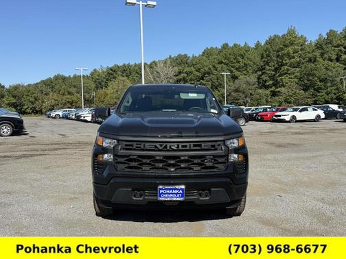 Black 2026 Chevrolet Silverado 1500 Custom