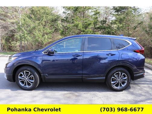 Aegean Blue Metallic 2020 Honda CR-V EX-L
