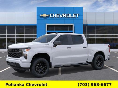 Summit White 2026 Chevrolet Silverado 1500 Custom