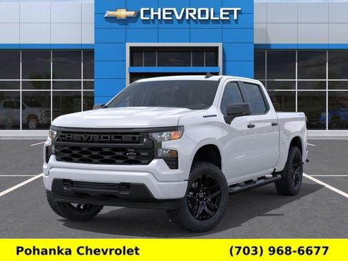 Summit White 2026 Chevrolet Silverado 1500 Custom