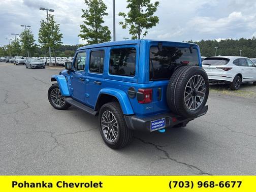 Hydro Blue Pearlcoat 2022 Jeep Wrangler Unlimited 4xe Sahara