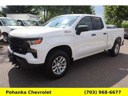 Summit White 2023 Chevrolet Silverado 1500 WT