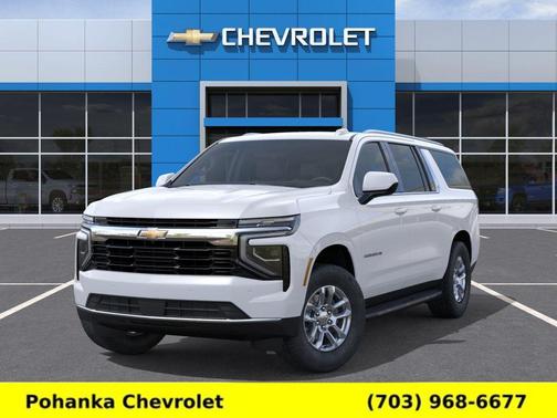 Summit White 2026 Chevrolet Suburban LS