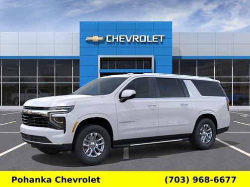 Summit White 2026 Chevrolet Suburban LS