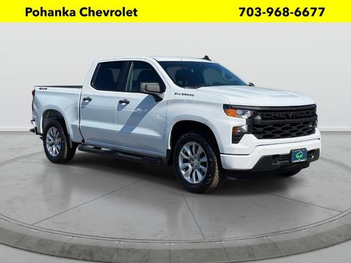 Summit White 2023 Chevrolet Silverado 1500 Custom