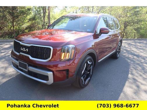 Red 2024 Kia Telluride EX