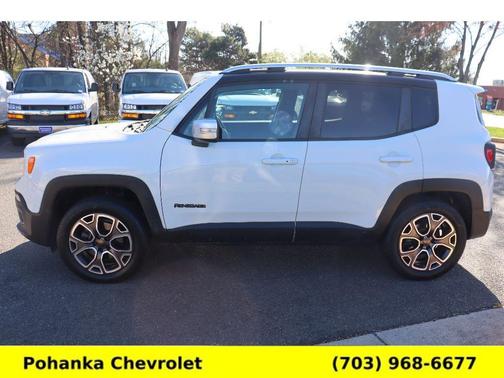 Alpine White 2015 Jeep Renegade Limited
