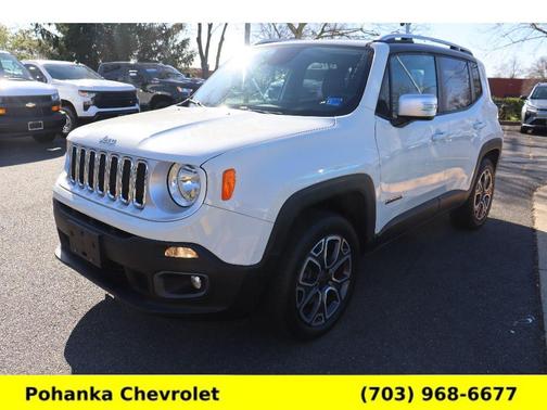 Alpine White 2015 Jeep Renegade Limited