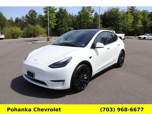 Pearl White Multi 2022 Tesla Model Y Performance