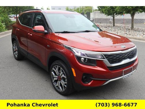 Mars Orange 2021 Kia Seltos S