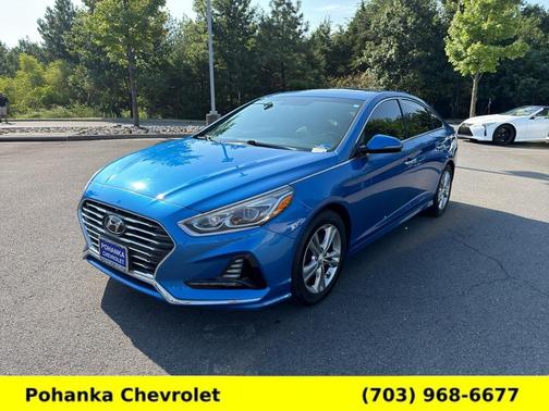 Electric Blue 2018 Hyundai SONATA Limited