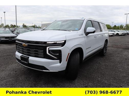 Polar White 2026 Chevrolet Suburban High Country