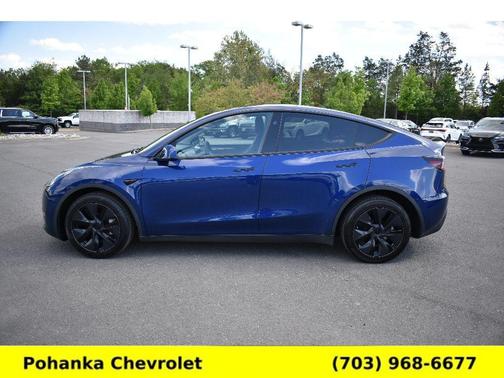 Deep Blue Metallic 2025 Tesla Model Y Long Range