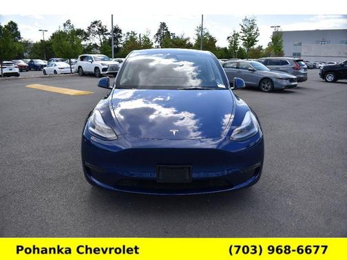 Deep Blue Metallic 2025 Tesla Model Y Long Range