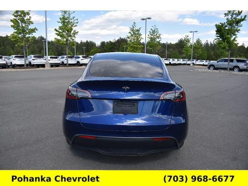 Deep Blue Metallic 2025 Tesla Model Y Long Range