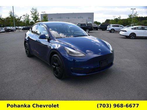 Deep Blue Metallic 2025 Tesla Model Y Long Range