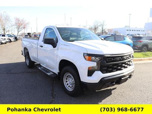 Summit White 2022 Chevrolet Silverado 1500 WT