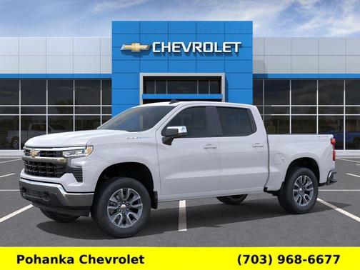 Summit White 2026 Chevrolet Silverado 1500 LT